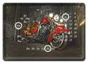 HARLEY KALENDARZ METALOWY SZYLD PLAKAT RETRO#06449