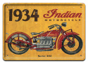 INDIAN HARLEY METALOWY SZYLD PLAKAT RETRO #07287