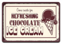 LODY ICE CREAM METALOWY SZYLD PLAKAT RETRO #07781