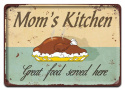 MOMS KITCHEN METALOWY SZYLD PLAKAT RETRO #08025