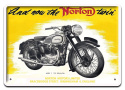 MOTOCYKL PLAKAT METALOWY SZYLD RETRO #07556