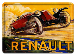 RENAULTGARAŻ METALOWY SZYLD PLAKAT RETRO #07555