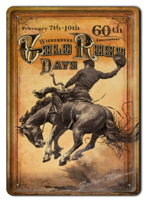 RODEO METALOWY SZYLD PLAKAT OBRAZEK RETRO #01664