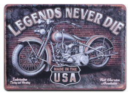 HARLEY PLAKAT METALOWY SZYLD RETRO VINTAGE #11639