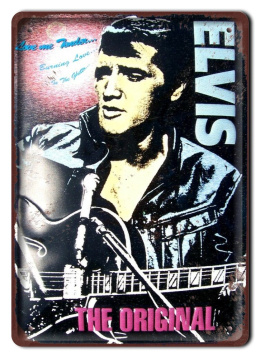 ELVIS TABLICZKA METALOWY SZYLD PLAKAT RETRO #11820