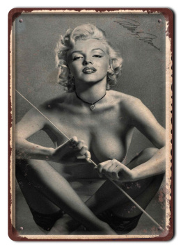 PLAKAT METALOWY SZYLD MARILYN MONROE RETRO #11897