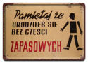 PRL PLAKAT METALOWY SZYLD OBRAZEK RETRO #12608