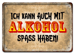 ALKOHOL PLAKAT METALOWY SZYLD OBRAZEK RETRO #20019