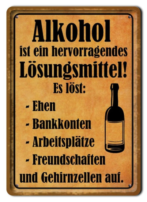 ALKOHOL PLAKAT METALOWY SZYLD OBRAZEK RETRO #20021