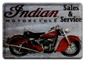 INDIAN HARLEY PLAKAT METALOWY SZYLD RETRO #20035