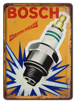 BOSCH PLAKAT METALOWY SZYLD OBRAZEK RETRO #20090