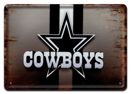 COWBOYS PLAKAT METALOWY SZYLD OBRAZEK RETRO#20109