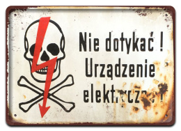 PRL PLAKAT METALOWY SZYLD OBRAZEK RETRO #12649