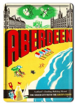 ABERDEEN METALOWY SZYLD PLAKAT RETRO #08727