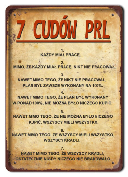 PRL METALOWY SZYLD PLAKAT VINTAGE RETRO #08318