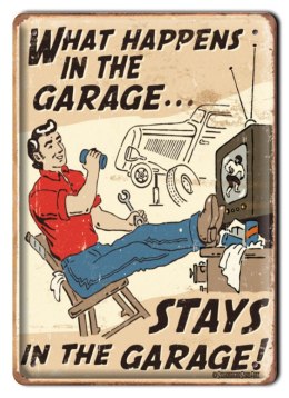 GARAGE METALOWY SZYLD PLAKAT VINTAGE RETRO #00474