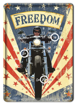 HARLEY KALENDARZ METALOWY SZYLD PLAKAT RETRO #06482