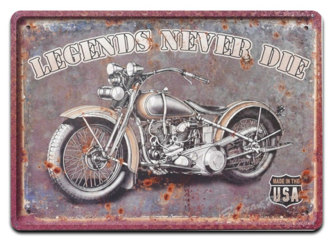 HARLEY PLAKAT METALOWY SZYLD OBRAZEK VINTAGE #03089