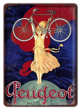 ROWER PEUGEOT PLAKAT METALOWY SZYLD RETRO #07619