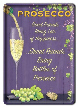 PROSECCO DRINK METALOWY SZYLD PLAKAT RETRO #07303