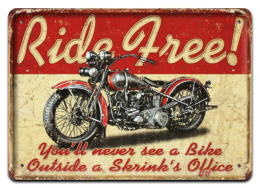 INDIAN HARLEY METALOWY SZYLD PLAKAT RETRO #00098