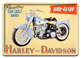 HARLEY-DAVIDSON METALOWY SZYLD PLAKAT RETRO #02782