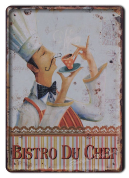 BISTRO METALOWY SZYLD PLAKAT OBRAZEK VINTAGE #03135