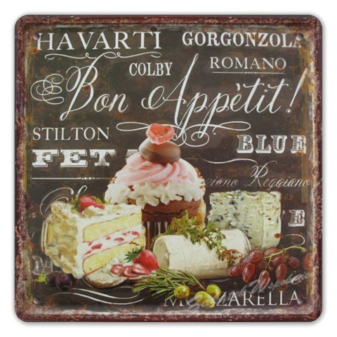 BON APPETIT METALOWY SZYLD PLAKAT VINTAGE #03720