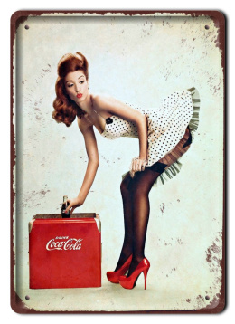 COCA COLA METALOWY SZYLD PLAKAT RETRO #07100