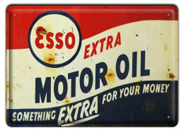 ESSO METALOWY SZYLD PLAKAT OBRAZEK VINTAGE #00236