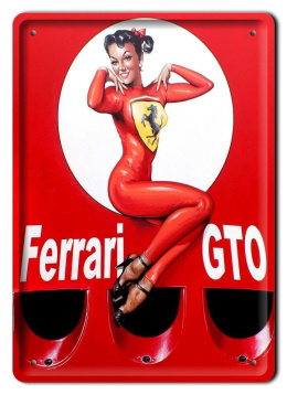 FERRARI METALOWY SZYLD PLAKAT VINTAGE RETRO #07451