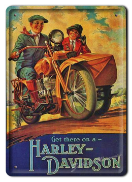 HARLEY METALOWY SZYLD PLAKAT OBRAZEK RETRO #02233