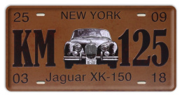 JAGUAR PLAKAT METALOWA TABLICA REJESTRACYJNA #06597