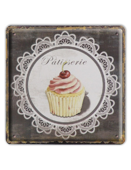 PATISSERIE METALOWY SZYLD PLAKAT VINTAGE RETRO #00342