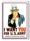 U.S.ARMY METALOWY SZYLD PLAKAT VINTAGE RETRO #00490