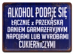 PRL METALOWY SZYLD PLAKAT TABLICZKA RETRO #05831