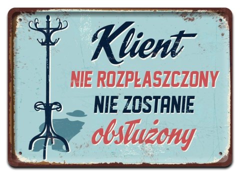 PRL METALOWY SZYLD PLAKAT VINTAGE RETRO #09052