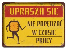 PRL PLAKAT METALOWY SZYLD OBRAZEK RETRO #12610