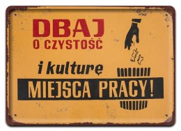 PRL PLAKAT METALOWY SZYLD OBRAZEK RETRO #12633