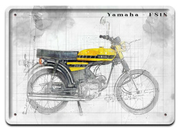 YAMAHA PLAKAT METALOWY SZYLD OBRAZEK RETRO #21288