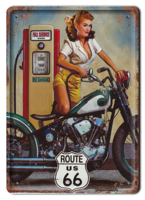 HARLEY PLAKAT METALOWY SZYLD OBRAZEK RETRO #20538