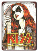 KISS PLAKAT METALOWY SZYLD OBRAZEK RETRO #20653