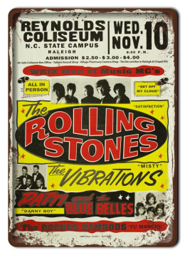 ROLLING STONES PLAKAT METALOWY SZYLD OBRAZEK#20680