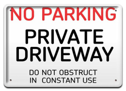 NO PARKING PLAKAT METALOWY SZYLD OBRAZEK #20713