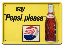 PEPSI COLA PLAKAT METALOWY SZYLD OBRAZEK #20719