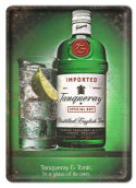 GIN PLAKAT METALOWY SZYLD OBRAZEK RETRO #20731