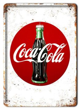 COCA COLA PLAKAT METALOWY SZYLD OBRAZEK #20815