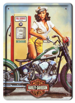 HARLEY PLAKAT METALOWY SZYLD OBRAZEK RETRO #20829