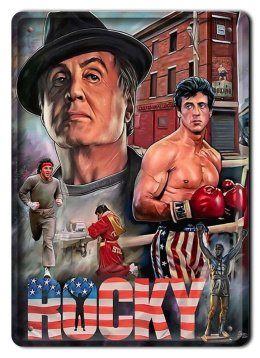 ROCKY PLAKAT METALOWY SZYLD OBRAZEK RETRO #20836