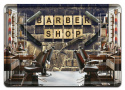 BARBER PLAKAT METALOWY SZYLD OBRAZEK RETRO #21367